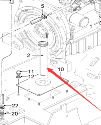  Pavement Milling Machine Diesel Float Part Number 171155