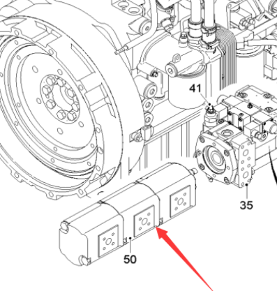  Pavement Milling Machine Triple Pump Part Number 171599