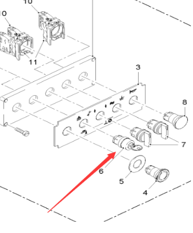  Pavement Milling Machine Key Switch Part Number 144263