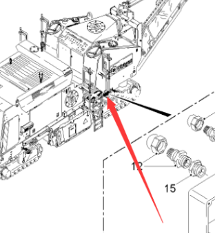  Pavement Milling Machine Right Control Unit Part No. 198410