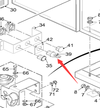  Pavement Milling Machine Key Switch Head Part Number 168450