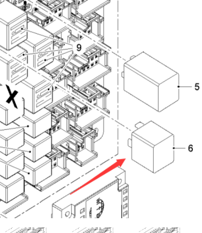  Pavement Milling Machine Relay 24V DC Part Number 2312701