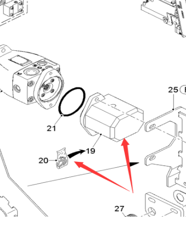  Pavement Milling Machine Hydraulic Pump Part Number 158474