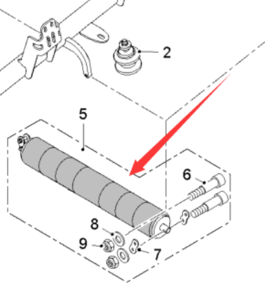  Pavement Milling Machine Primary Straight Idler Part Number 2341067