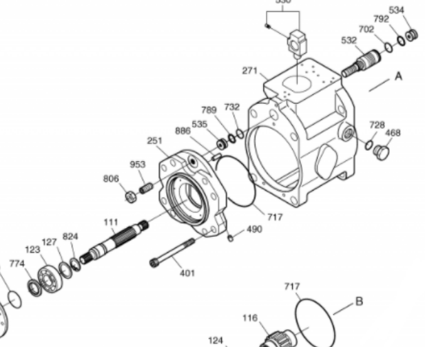 K5V140DT 401-00424C Piston Hydraulic Pump DH300-7