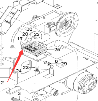  Pavement Milling Machine Power Supply Fuse 32V Part Number 2144671