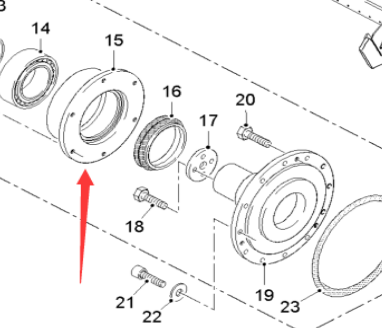  Pavement  Milling Bearing Housing Part Number 174213