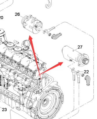  Pavement  Alternator 28V DC Part Number 181864