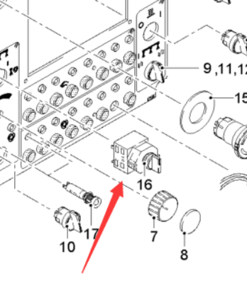  Pavement Milling Machine Cam Switch Part Number 121032