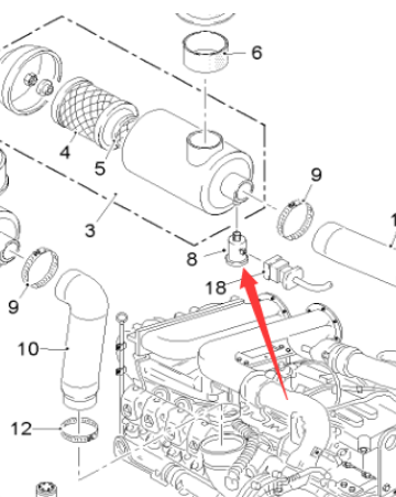  Pavement Milling Machine Air Filter Assembly Part No. 38238