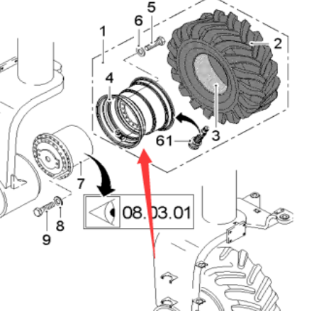  Pavement Milling Machine Hub Part Number 148511