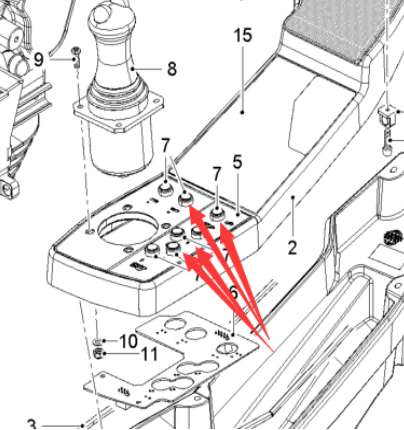  Pavement Milling Machine Sensor Part Number 2168462