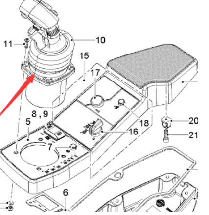  Pavement Milling Machine Travel Handle Part No. 2509295
