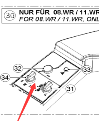  Pavement Milling Machine Key 24V Part Number 2470408