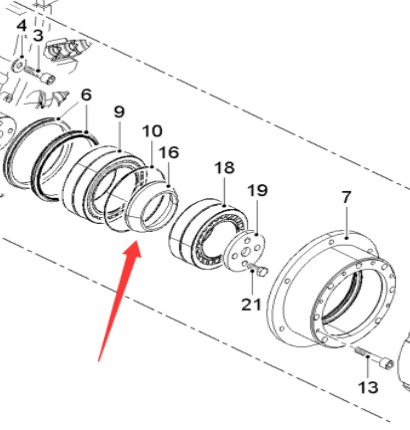  Pavement Milling Machine Spacer Ring Part Number 174224