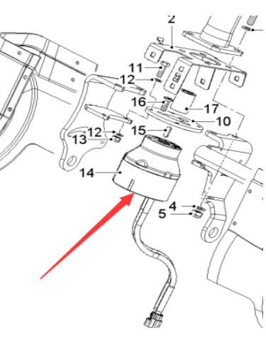  road milling machine steering machine part number 2186115
