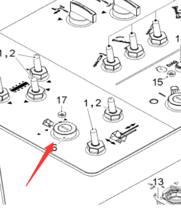  road milling machine key switch (| ignition switch) part number 144268
