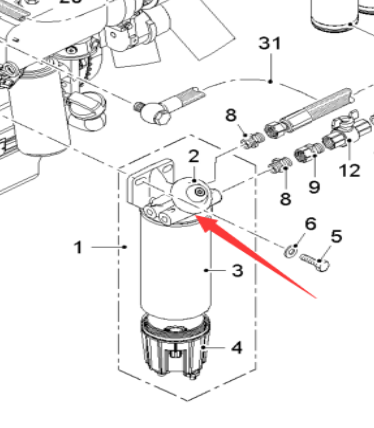  road milling machine radiator damping block part number 38451