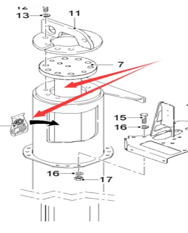  Road Milling Machine Leg Cylinder Repair Kit Part Number 2138299