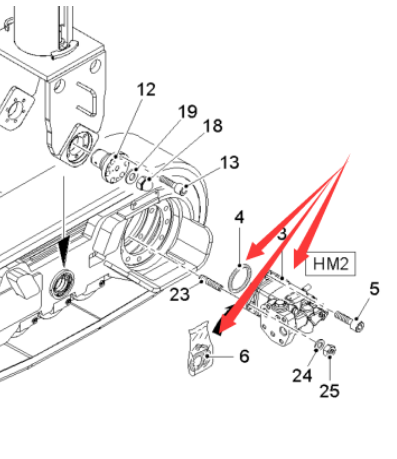  road milling machine walking motor part number 191131