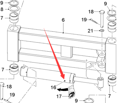  Road Milling Machine Steering Cylinder Repair Kit Part Number 2111854