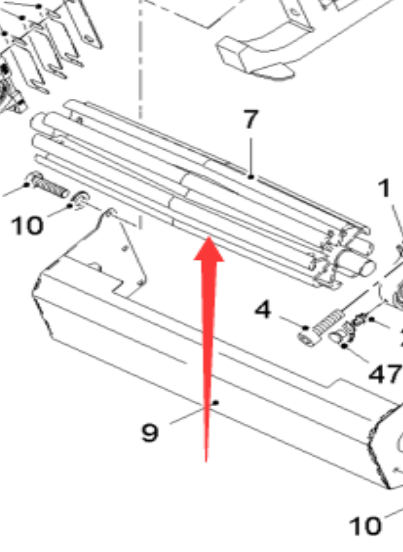  Road Milling Machine Return Roll Part Number 43984