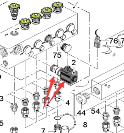  road milling machine vibration solenoid valve coil part number 2145772