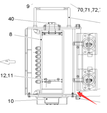  road milling machine grader cylinder part number 2067486
