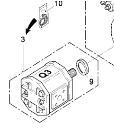  Road Milling Machine Q Hydraulic Gear Pump Part Number 2063046
