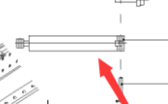  Road Milling Machine Frame Cylinder Part Number 68087