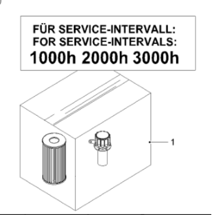  W130H milling machine maintenance package part number 2586988