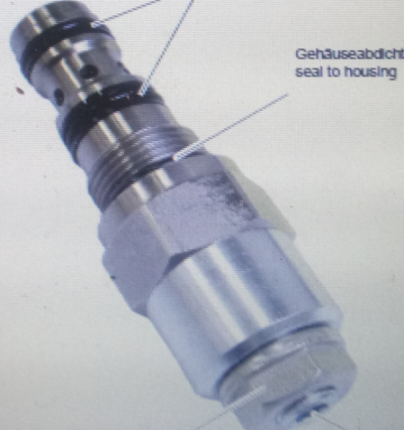  Road Milling Machine High Pressure Relief Valve Part Number 133385