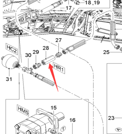  Road Milling Machine Feed Check Valve Part Number 2271212