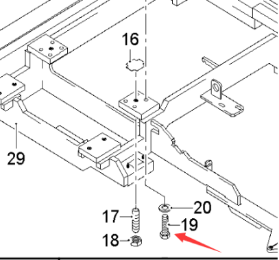  Road Milling Machine Steel Bolt Part Number 7850