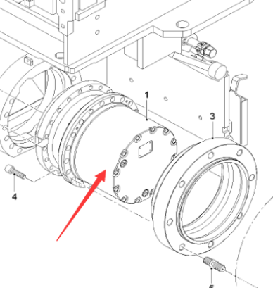  road milling machine milling drum reducer part number 2320350