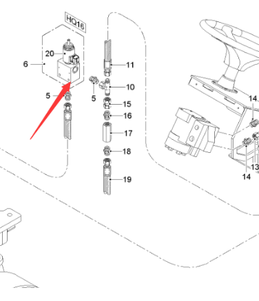  road milling machine steering solenoid valve part number 2477551
