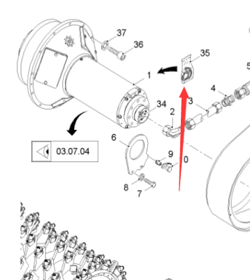 Road Milling Machine Clutch Repair Kit Part Number 185022
