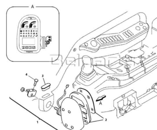  VOE 14390065 EC210B EC240B EC290B Engine Monitor Panel
