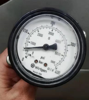  Road Milling Machine Travel Drive Pressure Gauge Part Number 5008