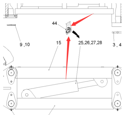  Road Milling Machine Cylinder Repair Kit Part Number 129754