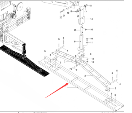  Road Surface Milling Machine Super Leveler Part Number 49508