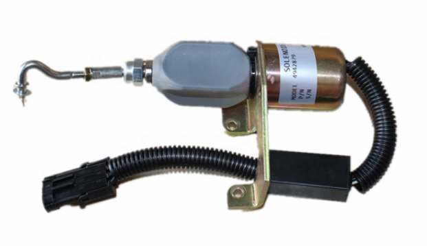 Excavator Spare Parts 4942879 Flamout Switch SD008A2 Electric Stop Solenoid For Digger