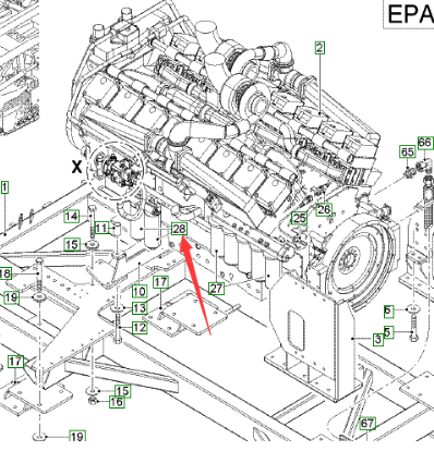  road milling machine fuel filter part number 183568