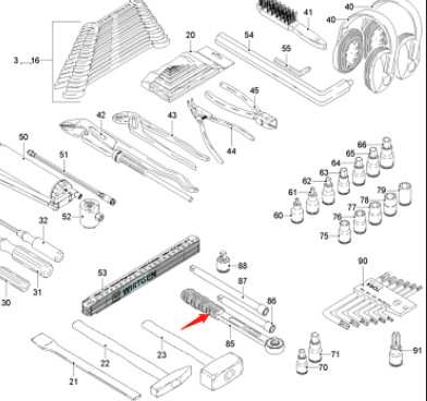  road milling machine ratchet wrench part number 5438