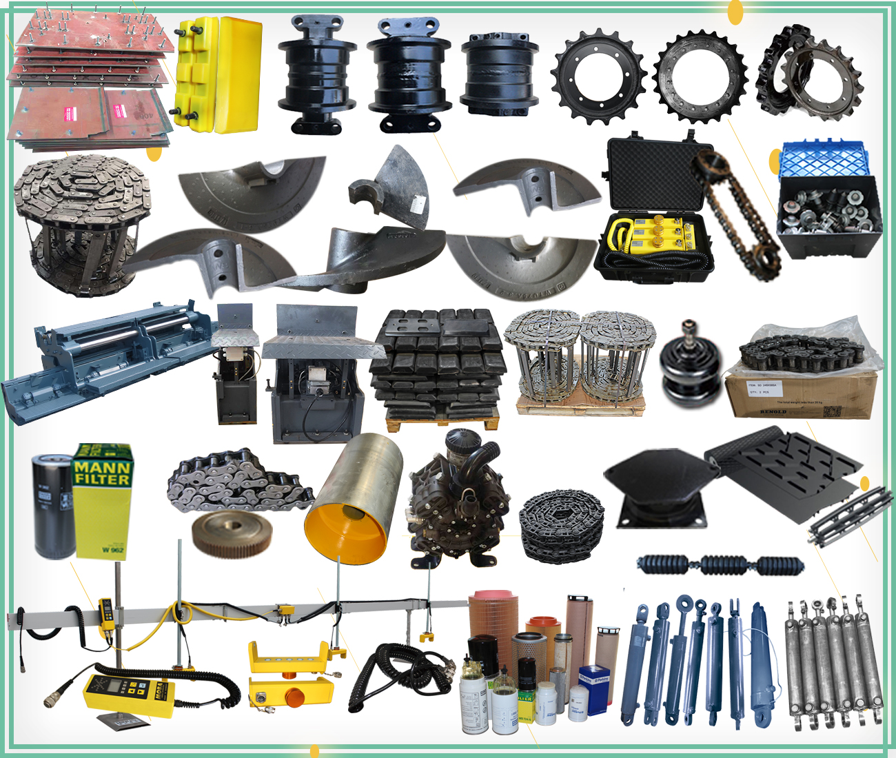  Road Milling Machine Tensioning Cylinder Repair Kit Part Number 2522494