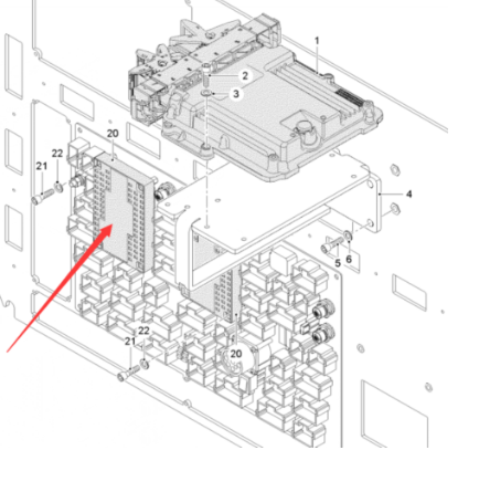  Road Milling Machine Circuit Board Part Number 2261569