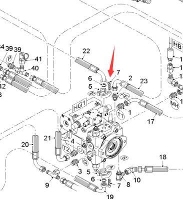  road milling machine fastening bolt part number 4419