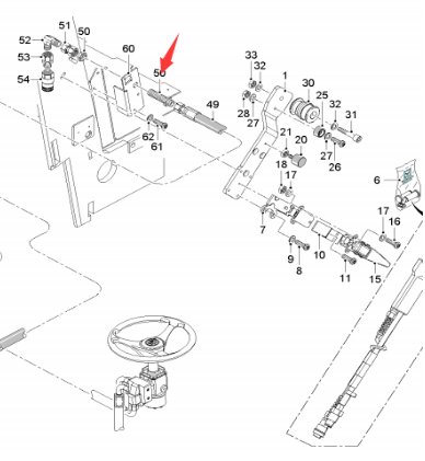  road milling machine joint part number 3928