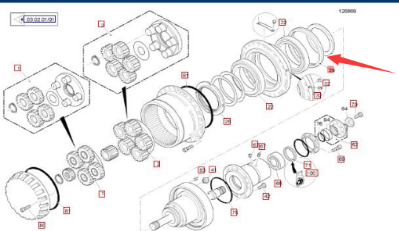  road milling machine reducer floating oil seal part number 12961