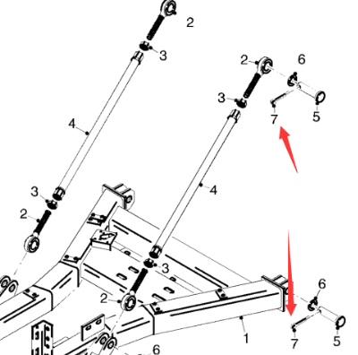  road milling machine split pin part number 5854